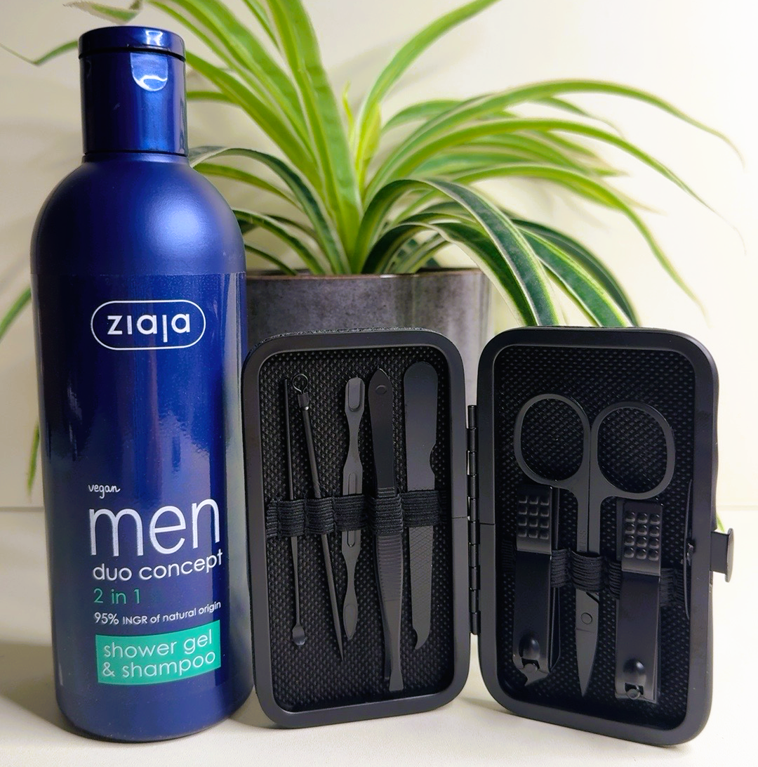 Style the Man Gift Box – men's wash gel and nail grooming kit